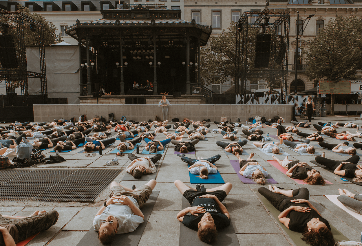 Yin-yoga sessie met live piano